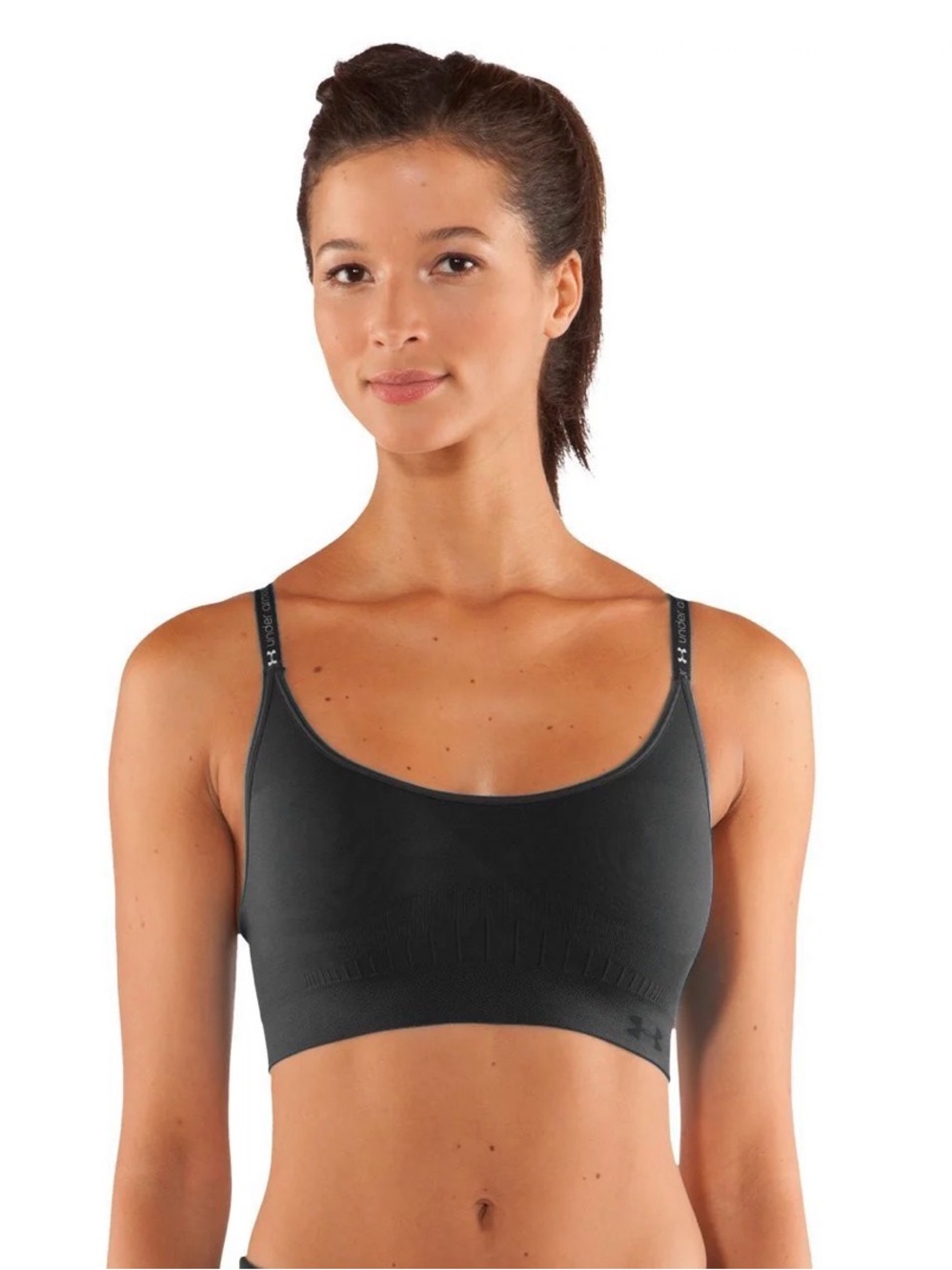 Under Armour — (2) Women's Seamless Essential Sports Bra — Size M